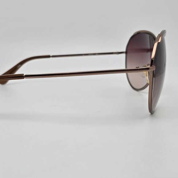Diane Von Furstenberg DVF107S 203 Gold Frame Brown Gradient Lens Sunglasses 64mm main image 9